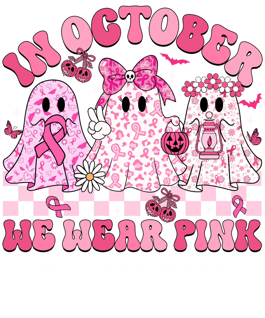 WE WEAR PINK FOR CANCER