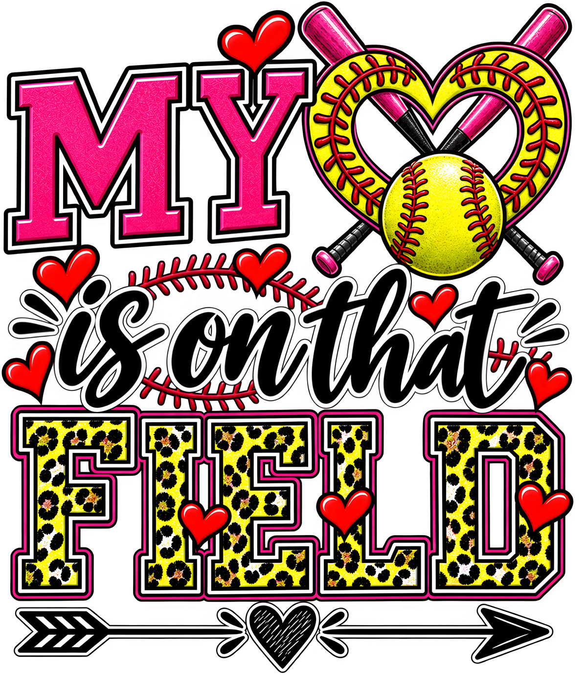 SHORTS MOM MY HEART IS ON THE FIELD