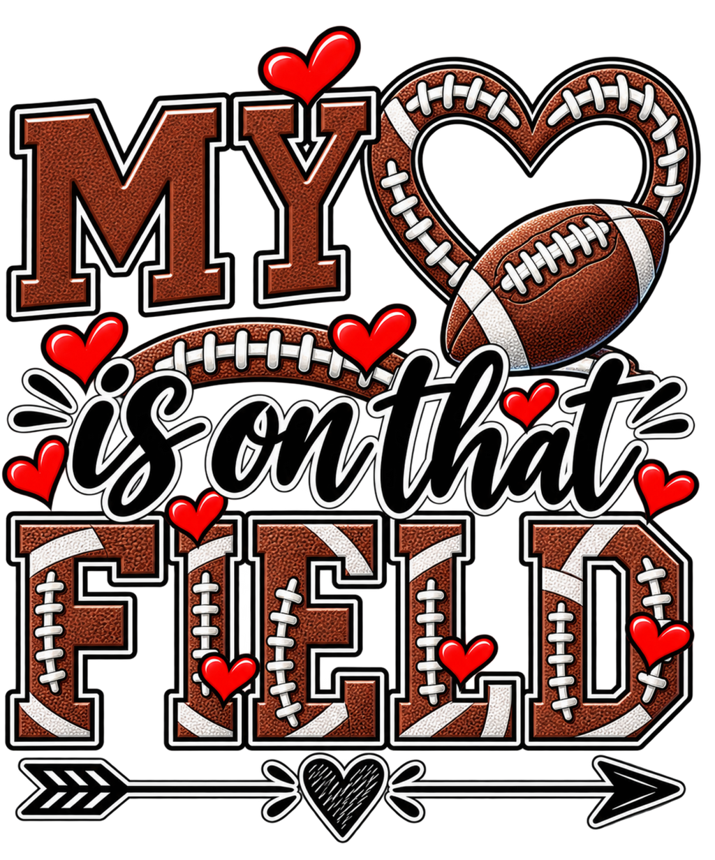 SHORTS MOM MY HEART IS ON THE FIELD