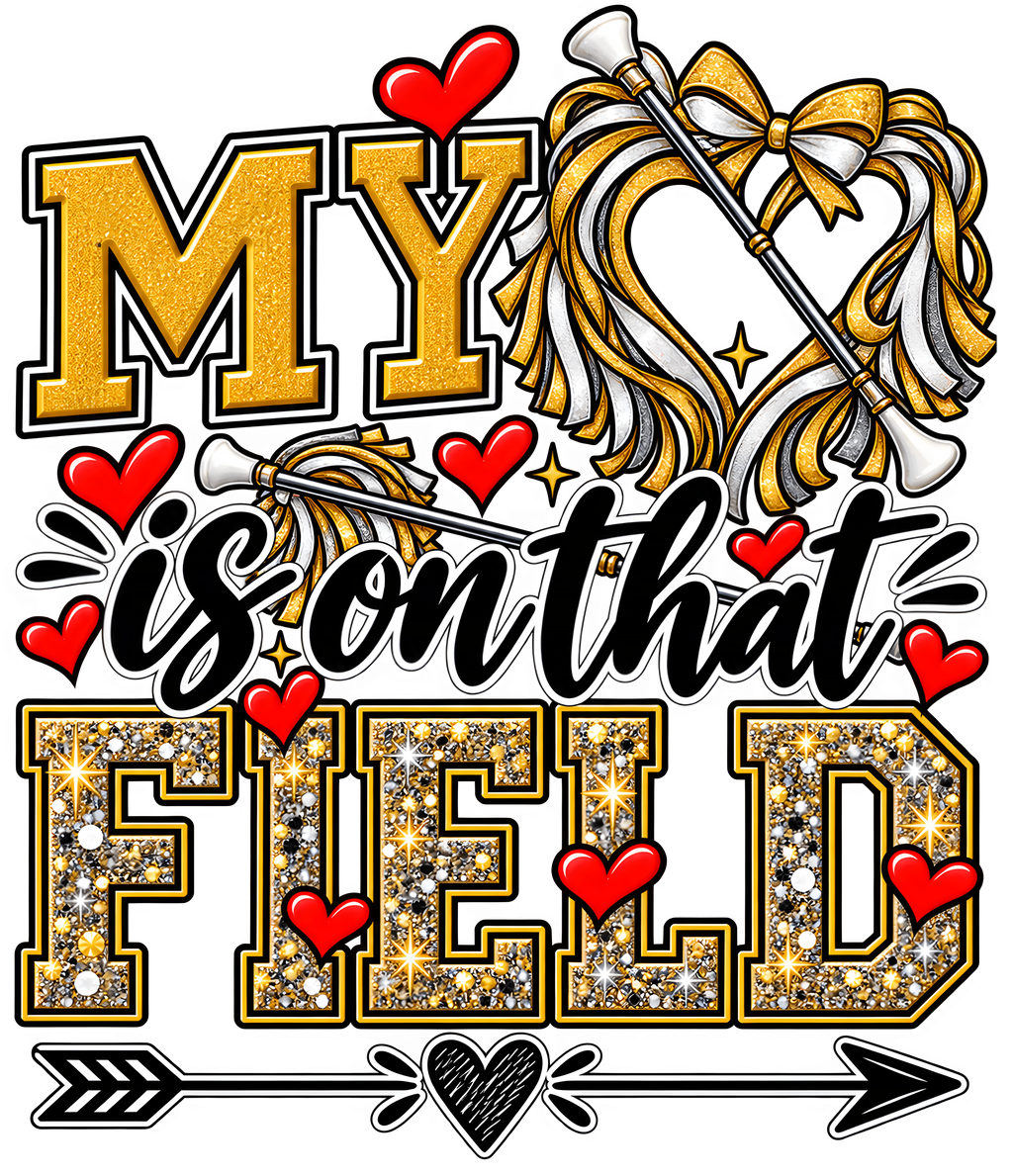 SHORTS MOM MY HEART IS ON THE FIELD