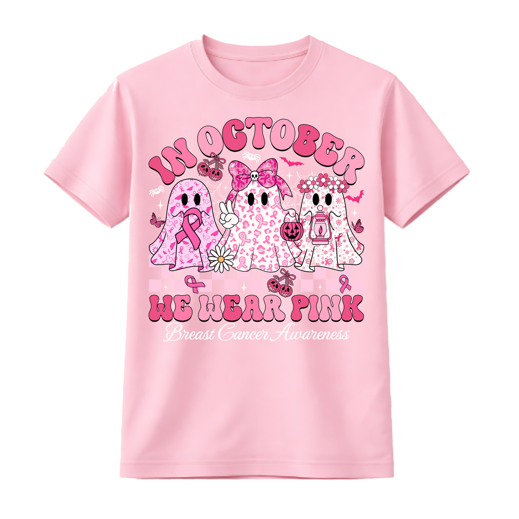 WE WEAR PINK FOR CANCER