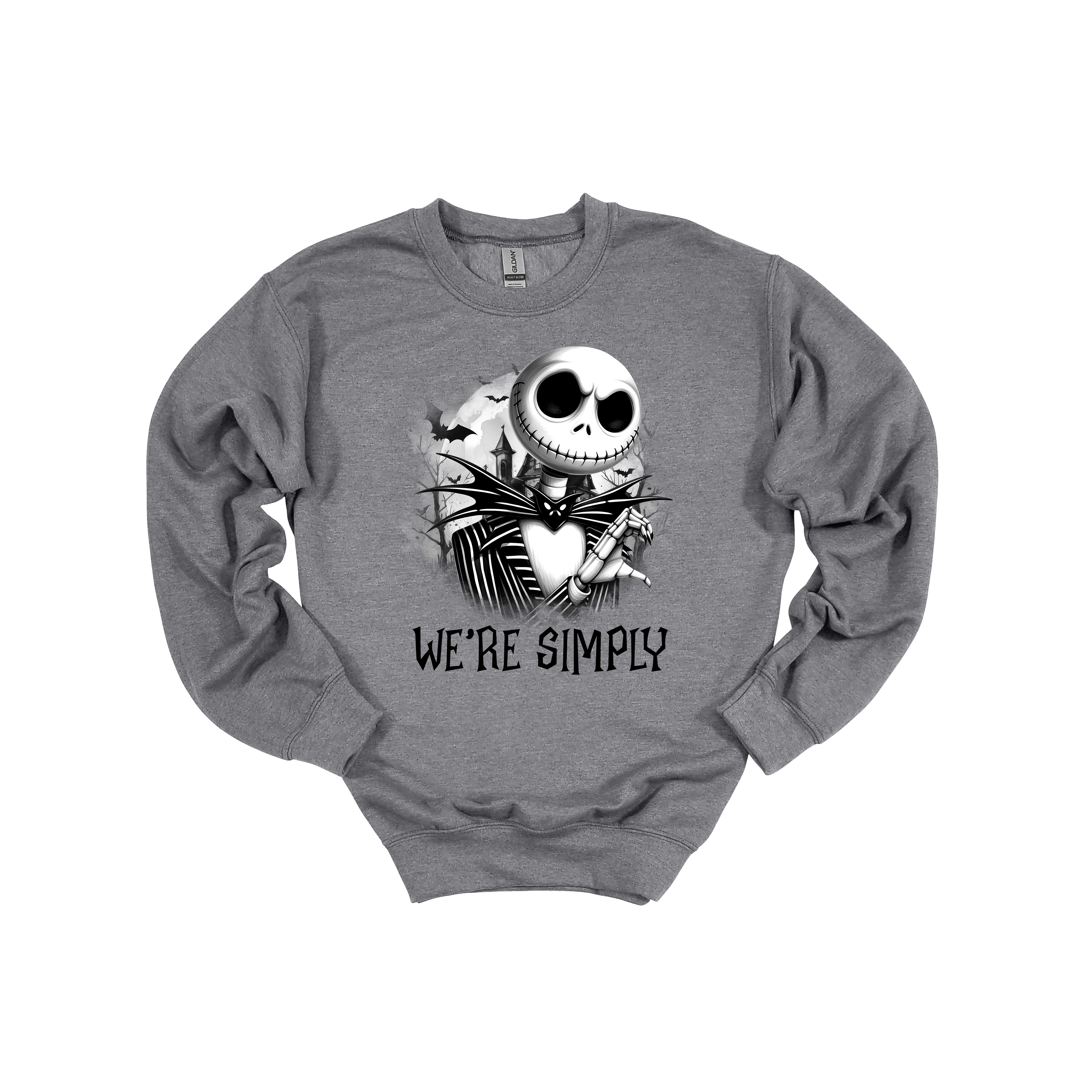 HALLOWEEN JACK AND JIM SWEATHEART SWEATER