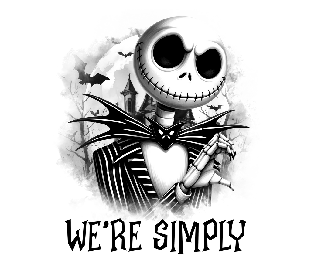 HALLOWEEN JACK AND JIM SWEATHEART SWEATER